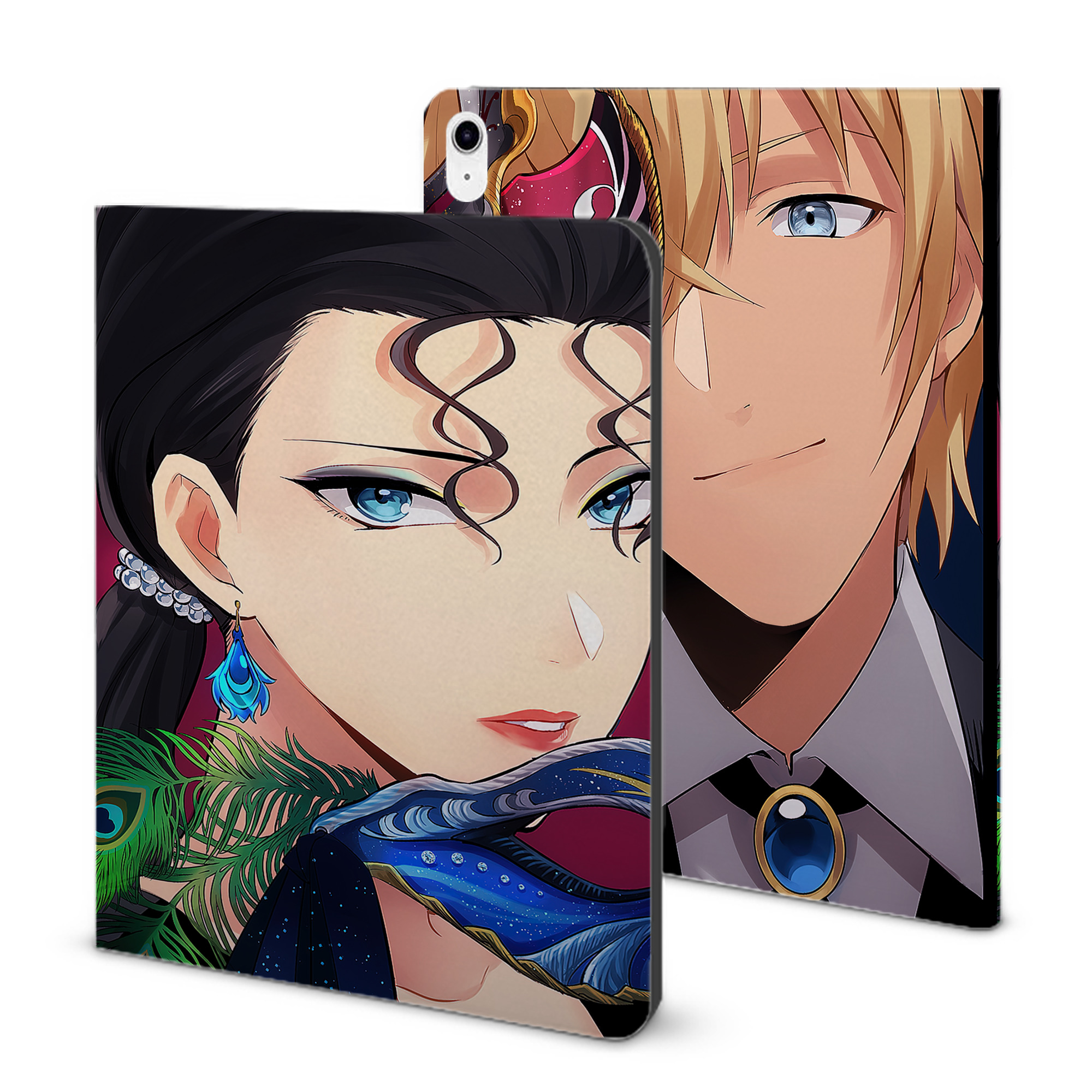（画像用） 名探偵コナン Detective Conan IPad ケース ブック型 PUレザー TPU 耐衝撃 軽量 薄型 ペン収納なし 全面保護 IPad 各モデル対応